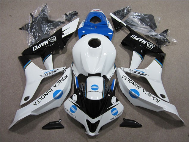 Cheapest 2007-2008 Blue White Black Konica Minolta MAPEI Honda CBR600RR Moto Fairings Cheapest 2007-2008 Blue White Black Konica Minolta MAPEI Honda CBR600RR Moto Fairings