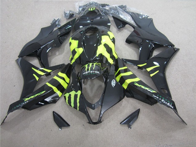 Cheapest 2007-2008 Black Green Monster Honda CBR600RR Motorcycle Fairing Kit Cheapest 2007-2008 Black Green Monster Honda CBR600RR Motorcycle Fairing Kit