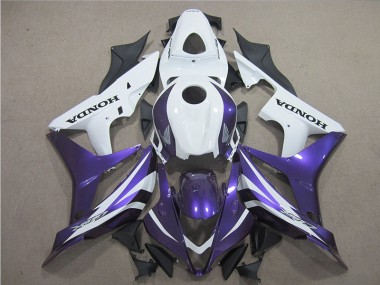 Cheapest 2007-2008 Purple White Honda CBR600RR Motor Bike Fairings