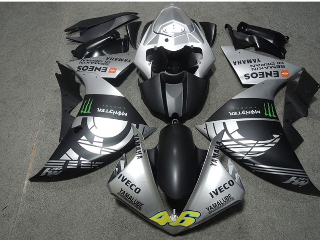Cheapest 2007-2008 Black Silver Monster IVECO 46 Honda CBR600RR Motorcyle Fairings