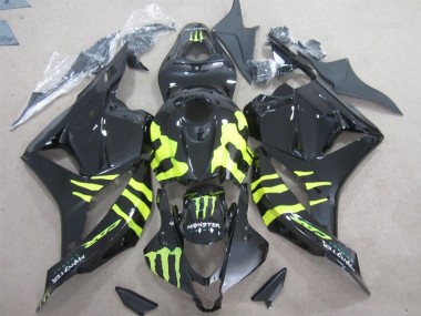 Cheapest 2009-2012 Black Green Monster Honda CBR600RR Motorcycle Fairing