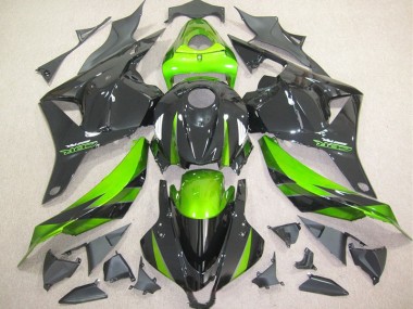Cheapest 2009-2012 Black Green Honda CBR600RR Bike Fairing Kit