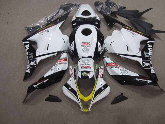 Cheapest 2009-2012 White Black DENSO RIZOMA Honda CBR600RR Motorcycle Fairing Kits