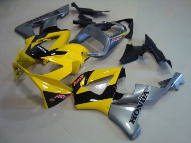 Cheapest 2000-2001 Yellow Silver Honda CBR900RR 929 Motorcycle Fairing