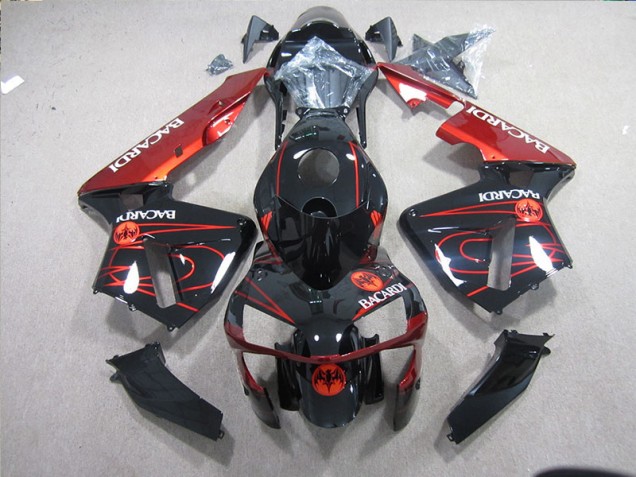 Cheapest 2003-2005 Black Red Racardi Kawasaki ZX10R Bike Fairing Cheapest 2003-2005 Black Red Racardi Kawasaki ZX10R Bike Fairing