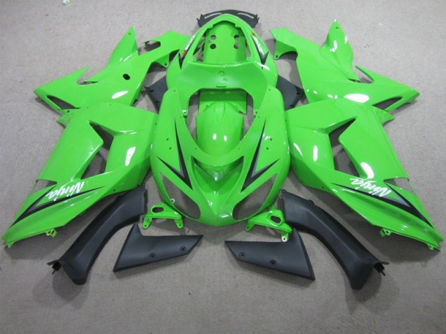 Cheapest 2006-2007 Green Ninja Kawasaki ZX10R Motor Bike Fairings