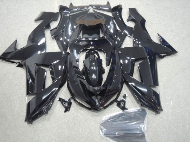 Cheapest 2006-2007 Black Kawasaki ZX10R Replacement Motorcycle Fairings