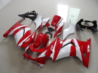 Cheapest 2008-2012 Red White Kawasaki ZX250R Replacement Fairings