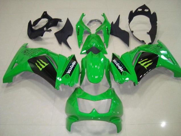 Cheapest 2008-2012 Green Monster Kawasaki ZX250R Motorcycle Fairing Kit Cheapest 2008-2012 Green Monster Kawasaki ZX250R Motorcycle Fairing Kit