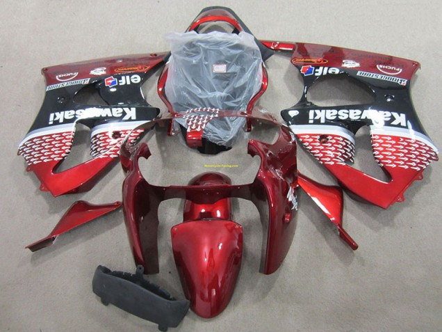 Cheapest 2000-2002 Red Kawasaki ZX6R Bike Fairing Cheapest 2000-2002 Red Kawasaki ZX6R Bike Fairing
