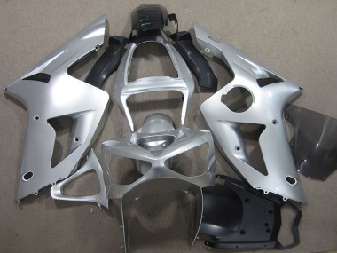 Cheapest 2003-2004 Silver Kawasaki ZX6R Motorcycle Fairings Kit