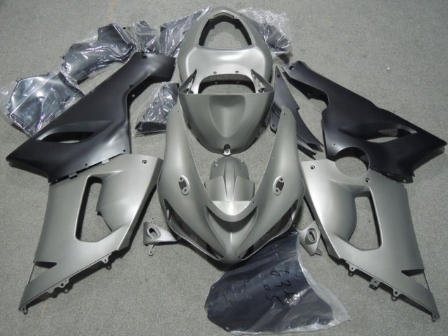 Cheapest 2005-2006 Grey Black Kawasaki ZX6R Motorcycle Bodywork