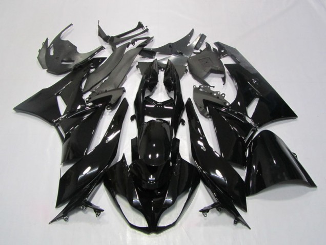 Cheapest 2009-2012 Black Kawasaki ZX6R Motorcycle Fairings