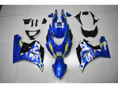 Cheapest 2017-2021 Blue White Decal Suzuki GSXR1000 Motorcycle Bodywork