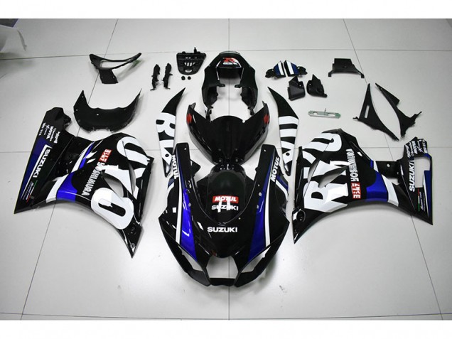 Cheapest 2017-2021 Black White Motul Suzuki GSXR1000 Motorcycle Fairings Kits Cheapest 2017-2021 Black White Motul Suzuki GSXR1000 Motorcycle Fairings Kits