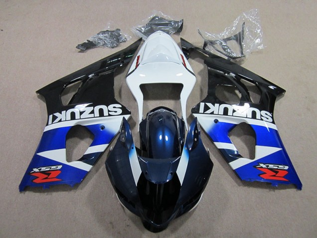 Cheapest 2003-2004 Blue White Decal Suzuki GSXR1000 Bike Fairings Cheapest 2003-2004 Blue White Decal Suzuki GSXR1000 Bike Fairings