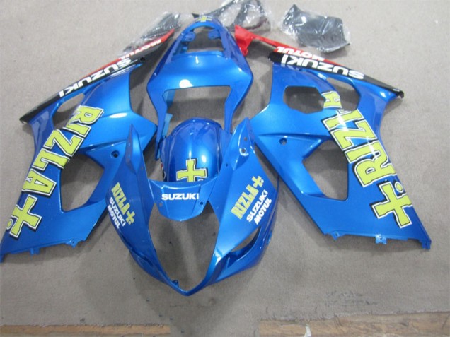 Cheapest 2003-2004 Blue Rizla Suzuki GSXR1000 Motorcycle Replacement Fairings