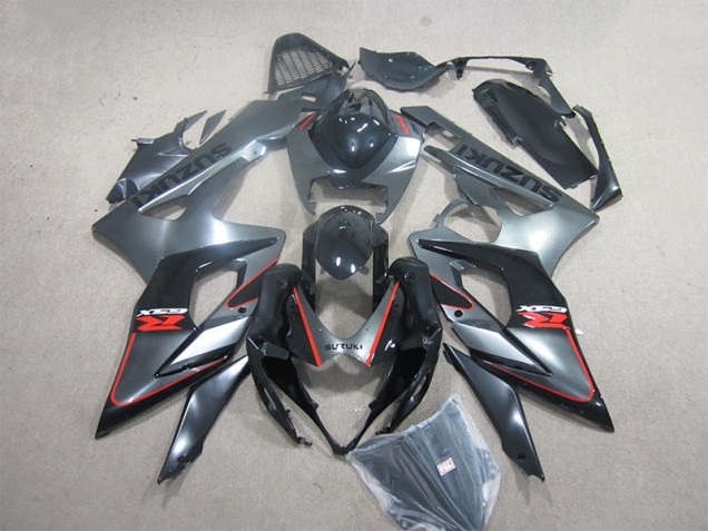 Cheapest 2005-2006 Black Red Suzuki GSXR1000 Motorcycle Fairings Kit