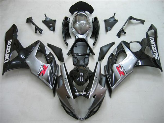 Cheapest 2005-2006 Black Silver Suzuki GSXR1000 Motorcycle Fairing