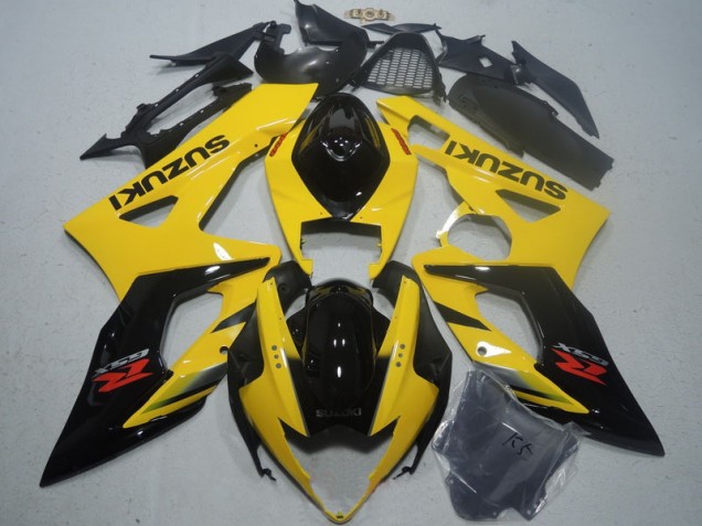 Cheapest 2005-2006 Yellow Black Suzuki GSXR1000 Motorcycle Fairings Kits
