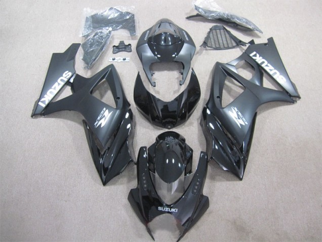 Cheapest 2007-2008 Black Suzuki GSXR1000 Motorcyle Fairings