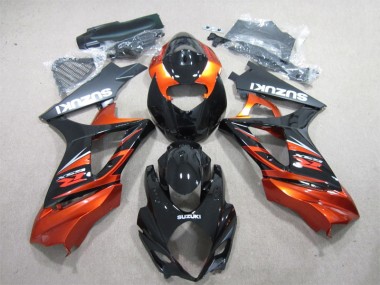 Cheapest 2007-2008 Black Orange Suzuki GSXR1000 Motorbike Fairing