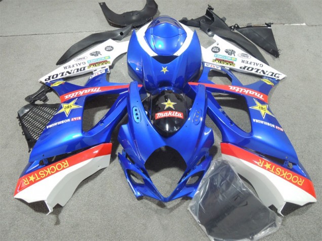 Cheapest 2007-2008 Blue Rockstar Suzuki GSXR1000 Motorcycle Fairings Kits Cheapest 2007-2008 Blue Rockstar Suzuki GSXR1000 Motorcycle Fairings Kits