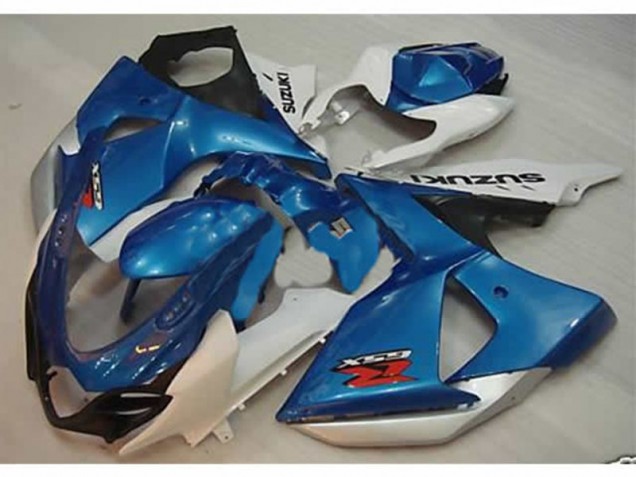 Cheapest 2009-2016 Blue White Suzuki GSXR1000 Motorcycle Fairing Kit