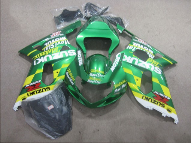 Cheapest 2001-2003 Telefunica Movistar Suzuki GSXR600 Motor Bike Fairings