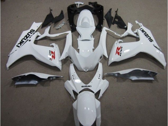 Cheapest 2006-2007 White Suzuki GSXR600 Motorcyle Fairings