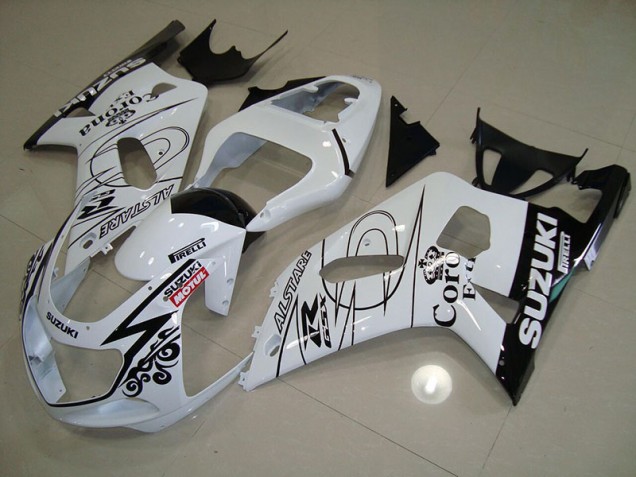 Cheapest 2001-2003 White Alstare Motul Suzuki GSXR750 Motor Bike Fairings