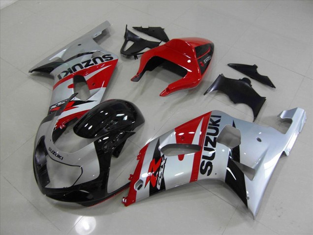 Cheapest 2001-2003 Black Red Suzuki GSXR750 Moto Fairings