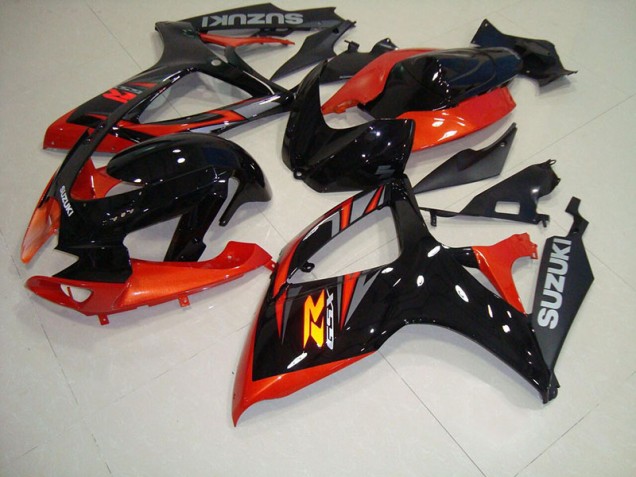 Cheapest 2006-2007 Black Red Suzuki GSXR750 Motorcycle Fairing Kits