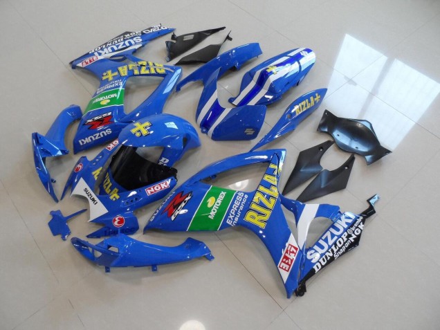 Cheapest 2006-2007 Blue Yellow Rizla Suzuki GSXR750 Replacement Fairings