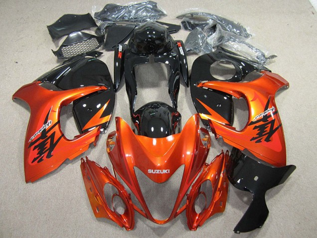 Cheapest 2008-2019 Orange Black Suzuki GSXR1300 Hayabusa Motorcylce Fairings
