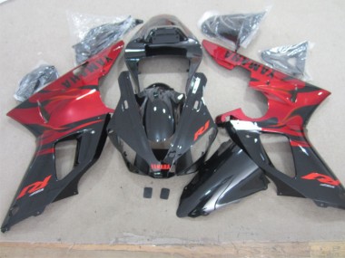 Cheapest 2000-2001 Black Red Yamaha YZF R1 Motor Fairings