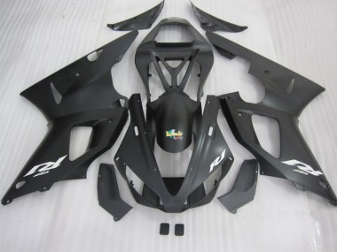 Cheapest 2000-2001 Black White Decal Yamaha YZF R1 Motorcycle Fairings