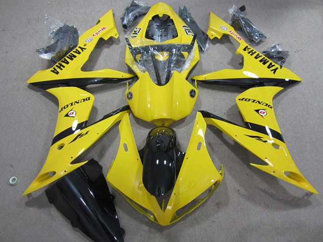 Cheapest 2004-2006 Yellow Dunlop Yamaha YZF R1 Motorcycle Fairing Kits Cheapest 2004-2006 Yellow Dunlop Yamaha YZF R1 Motorcycle Fairing Kits