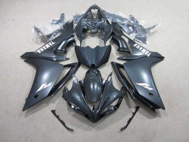 Cheapest 2007-2008 Black White Decal Yamaha YZF R1 Motorbike Fairing