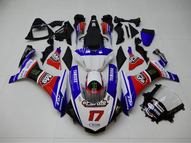 Cheapest 2015-2019 Blue Red KGN 17 Yamaha YZF R1 Replacement Motorcycle Fairings