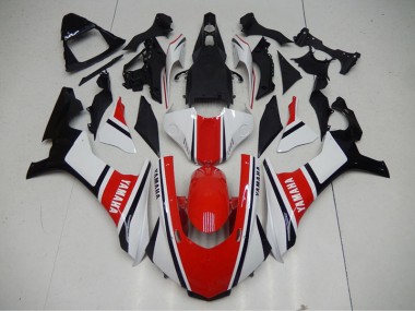 Cheapest 2015-2019 Red White Yamaha YZF R1 Motorcycle Bodywork