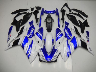 Cheapest 2015-2022 Blue White Blue White ENEOS Yamaha YZF R3 Bike Fairings