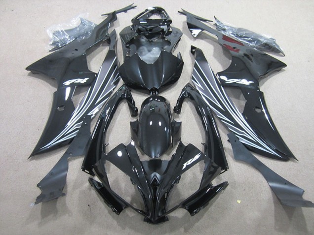 Cheapest 2006-2007 Black Yamaha YZF R6 Motorcycle Fairings
