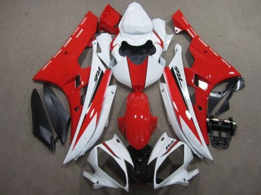 Cheapest 2006-2007 White Red Black Decal Yamaha YZF R6 Motorcycle Fairing